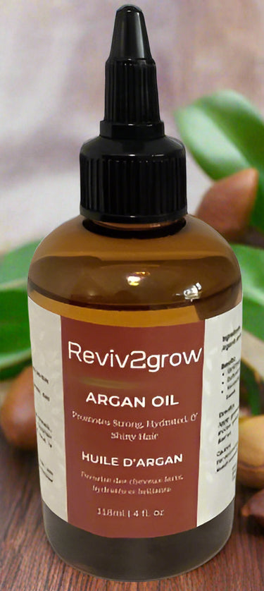 REVIV2GROW_Natural_Hair_oils_-_Argan_Oil_4oz Sareya Beauty Supply store in Calgary Alberta Canada